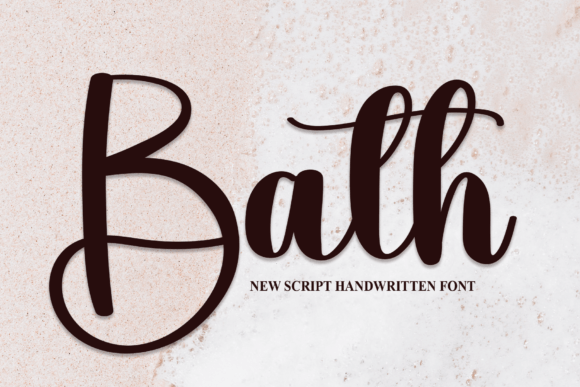 Bath: A Premium Script Font with Elegance