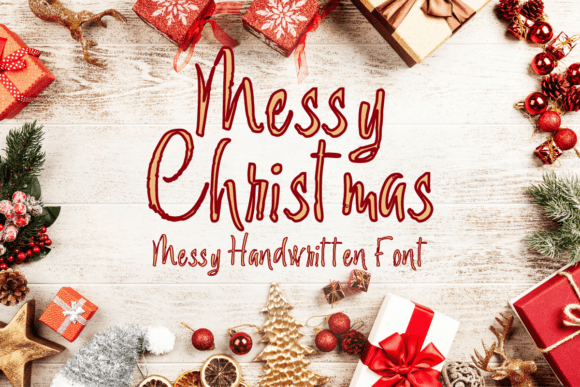 Bring Charm to Your Creations with Messy Christmas Font