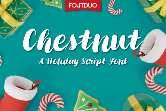 Chestnut: A Charming and Festive Handwritten Script Font