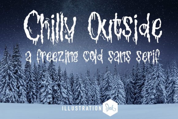 Chilly Outside: A Frosty Handwritten Font for Editorial Charm