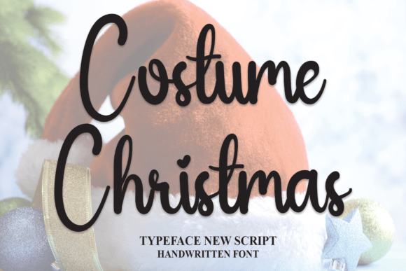 Costume Christmas: A Friendly Handwritten Font for Creative Projects