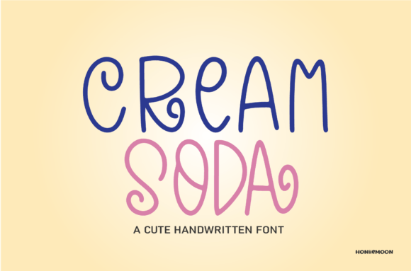 Cream Soda: A Charming Handwritten Font for Crafters