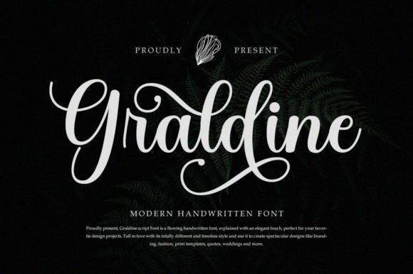 Discover Graldine: A Flowing Handwritten Typeface