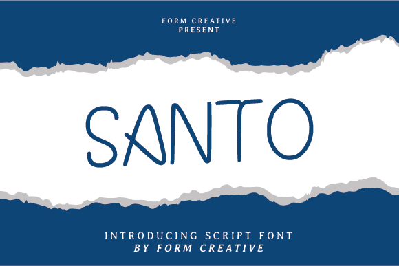 Discover Santo: A Handwritten Font for Bold Editorial Design
