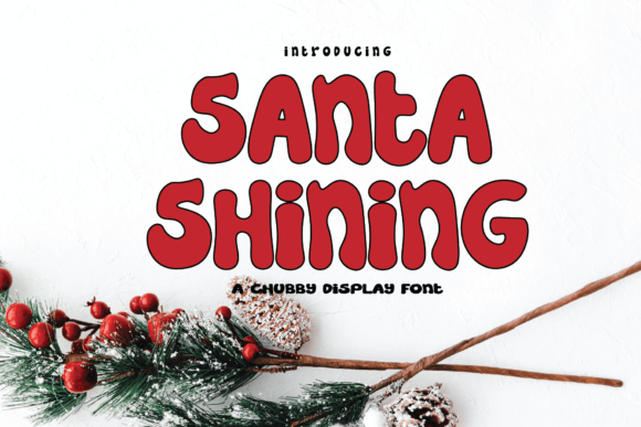 Discover the Charm of Santa Shining: A Perfect Font for Editorial Design