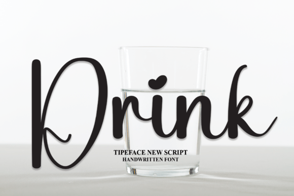 Drink: A Charming Handwritten Font for Creative Makers