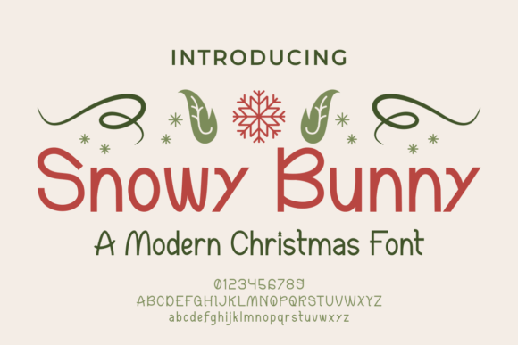 Elevate Your Craft with Snowy Bunny Font