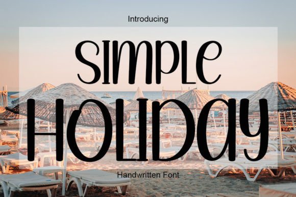 Elevate Your Editorial Design with Simple Holiday Font