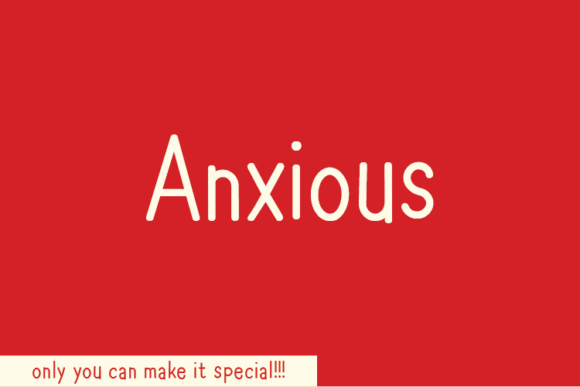 Enhance Your Brand with Anxious: A Unique Handwritten Font