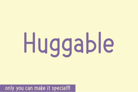 Enhance Your Brand with Huggable: A Natural Handwritten Font