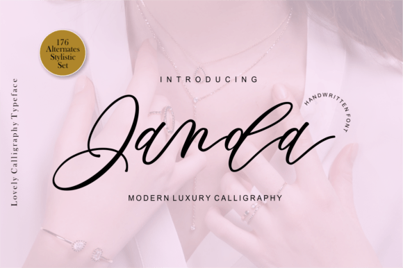 Enhance Your Brand with Janda: A Dazzling Script Font