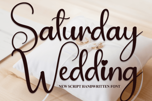 Enhance Your Brand with Saturday Wedding Font