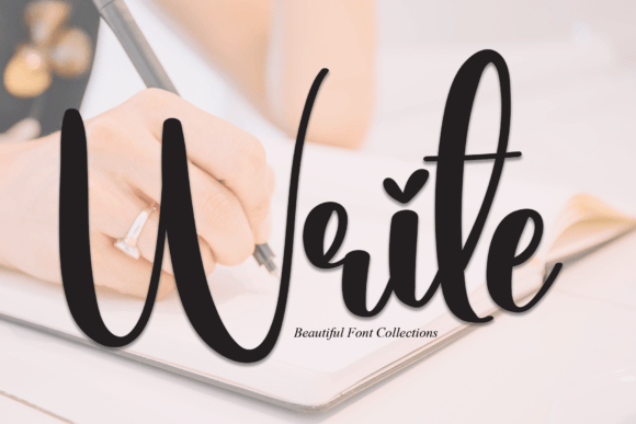 Enhance Your Brand with Write: A Modern Handwritten Font
