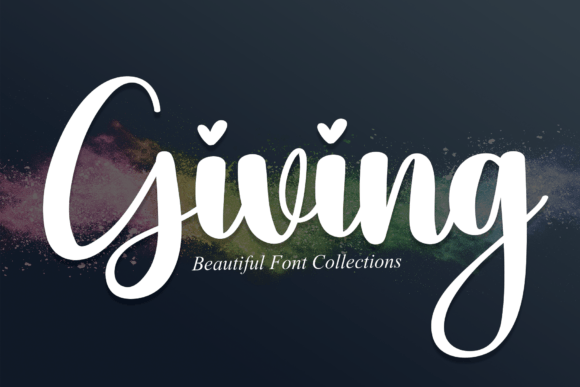 Enhance Your Campaign with Giving: A Versatile Script Font