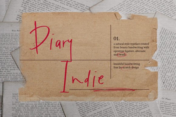 Enhance Your Editorial Design with Diary Indie Font