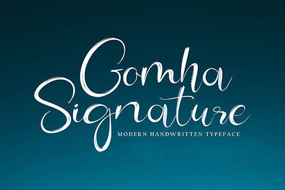 Enhance Your Web Design with Gomha Signature Font