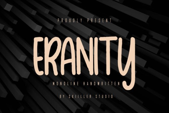 Eranity: A Playful Handwritten Font for Editorial Charm