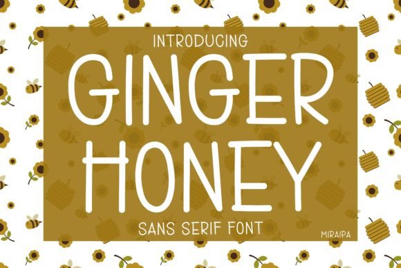 Ginger Honey: A Charming Handwritten Font for Editorial Design