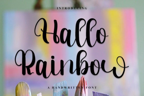 Hallo Rainbow: A Stylish Font for Eye-Catching Campaigns