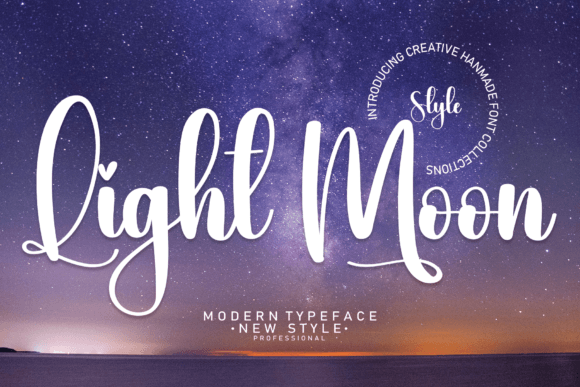 Light Moon: A Versatile Font for Crafters and Creators