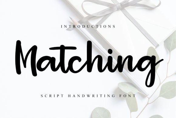 Matching: A Handwritten Font for Elegant Web Design
