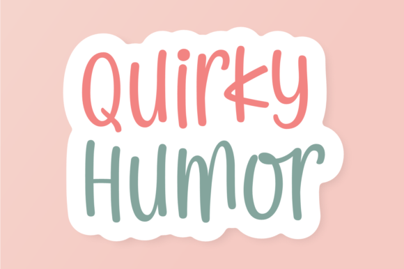Quirky Humor: A Whimsical Font for Creative Web Design