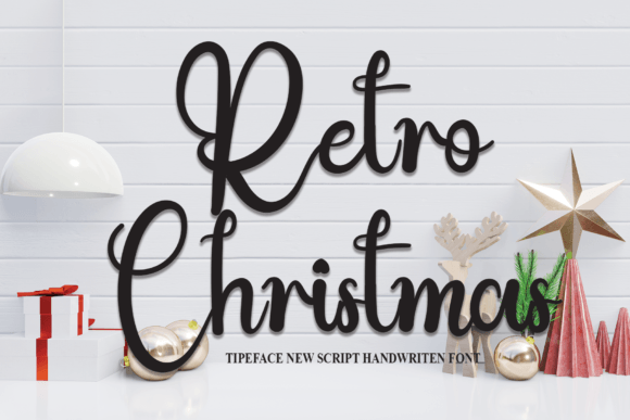 Retro Christmas: A Handwritten Font for Charming Branding