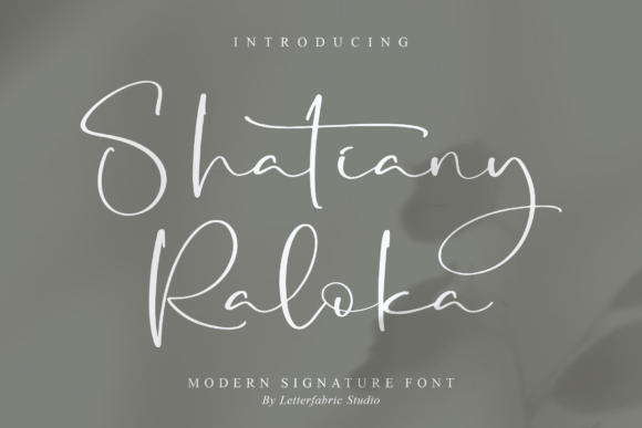 Shatiany Raloka: A Script Font with Elegance