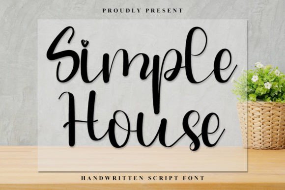 Simple House: A Handwritten Font for Elegant Editorial Design