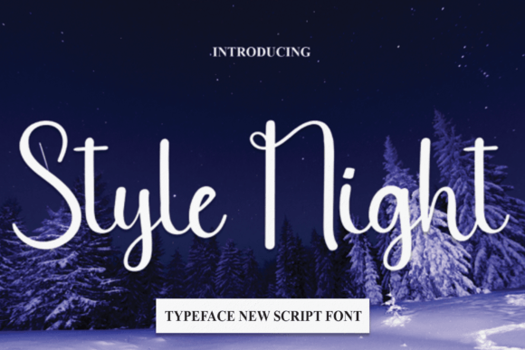 Style Night: A Handwritten Font for Engaging Web Design