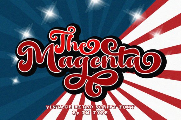 The Magenta: A Vintage Script Font for Eye-Catching Campaigns