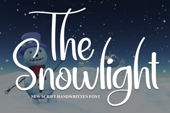 The Snowlight: A Friendly Handwritten Font for Creative Projects