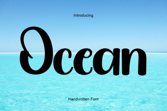 Transform Your Brand with Ocean: A Premium Handwritten Font
