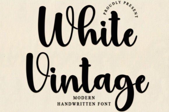 Transform Your Brand with White Vintage Font