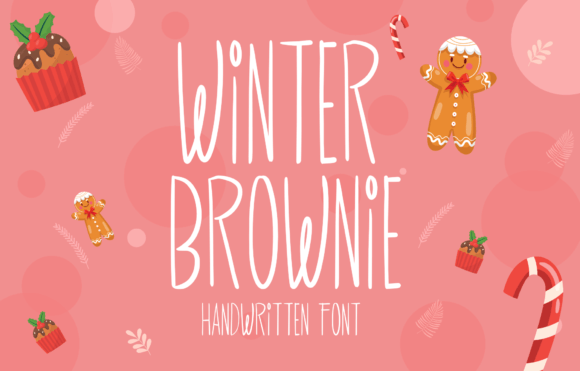 Winter Brownie: A Handwritten Font for Creative Campaigns